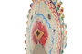 DKD Home Decor Decoración de Metal Blanco y Multicolor