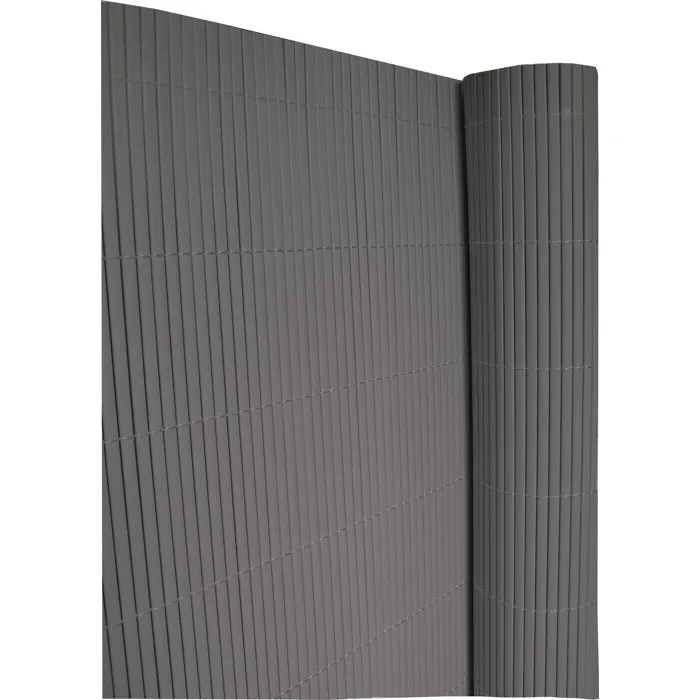IDEAL GARDEN PVC Canisse Doble Cara 10 mm, 1 x 3 m, Color Gris Antracita IDEAL GARDEN PVC Canisse Doble Cara 10 mm, 1 x 3 m, Color Gris Antracita