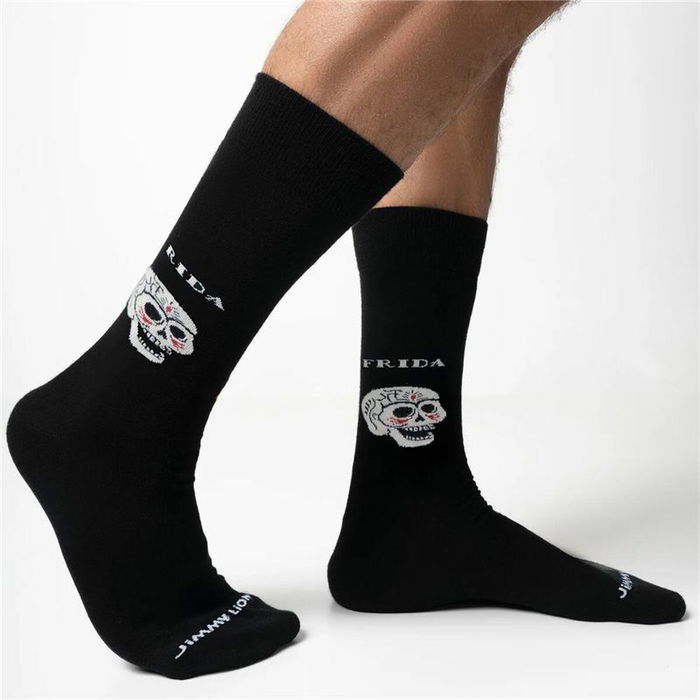 Calcetines Jimmy Lion Frida Viva La Vida Negro 41-46 Calcetines Jimmy Lion Frida Viva La Vida Negro 41-46