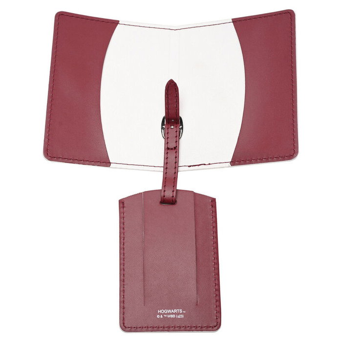 WIDDOP & CO Portapasaportes + etiqueta equipaje Gryffindor Harry Potter