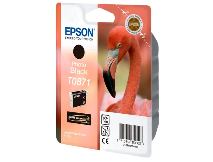Epson Cartucho de Tinta Negro T08714010 para Stylus Photo R-1900 Epson Cartucho de Tinta Negro T08714010 para Stylus Photo R-1900