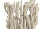 DKD Home Decor Lampara Sobremesa Mediterraneo Blanco 18 x 26 x 18 cm