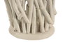DKD Home Decor Lampara Sobremesa Mediterraneo Blanco 18 x 26 x 18 cm