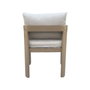 DKD Home Decor Mesa de Comedor para Terraza y Jardín, Set de 7 Piezas en Aluminio y Olefina Marrón, 105 x 75 x 182 cm
