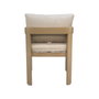 DKD Home Decor Mesa de Comedor para Terraza y Jardín, Set de 7 Piezas en Aluminio y Olefina Marrón, 105 x 75 x 182 cm