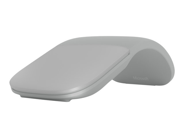 Microsoft Surface Arc Mouse Ratón Inalámbrico Bluetooth Ultraligero y Plegable, Tecnología BlueTrack, Color Gris Claro