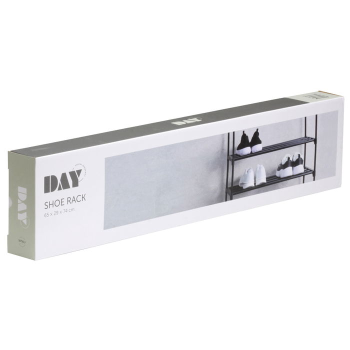 Day Estante Zapatero Metálico para Zapatos 65x29x74 cm