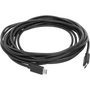 Owl Labs Cable USB C macho a USB C macho para Meeting Owl 3, 4,87 m, Negro