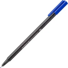 Staedtler Rotuladores Triplus Fineliner 334 Eco Edition, Punta 0.3mm, Azul, Caja 10 Unidades, Ref. 334 R-3