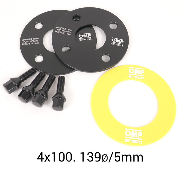 OMP Speed Juego de Separadores Doble Centraje 15mm PCD 4x114.3