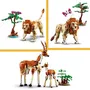 Lego 31150 Creator 3en1 Safari Animales Salvajes, Juguete con Figuras de Jirafa, Gacelas y León