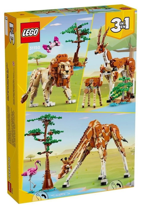 LEGO Creator Safari de Animales Salvajes 31150