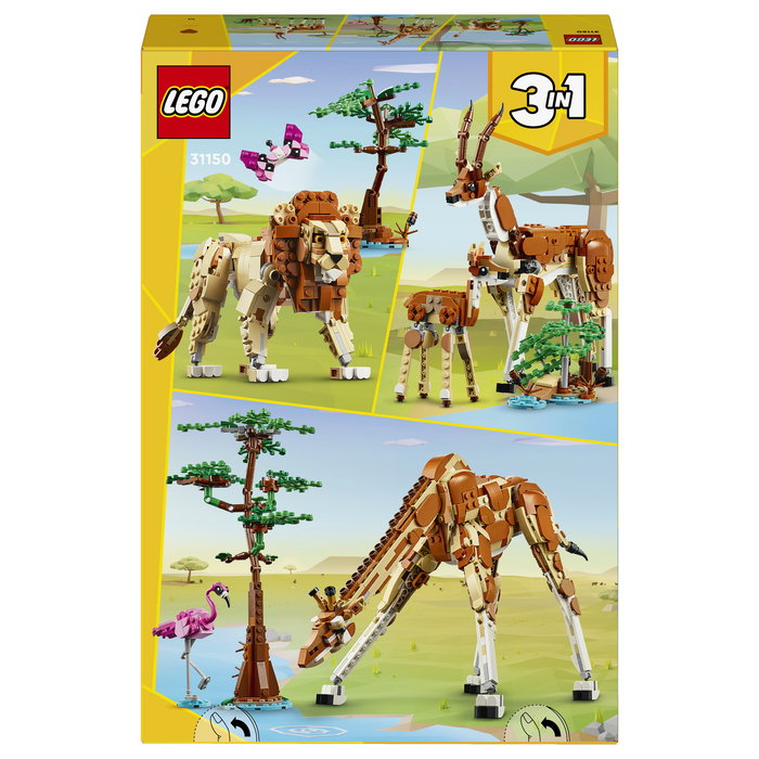 LEGO Creator Safari de Animales Salvajes 31150