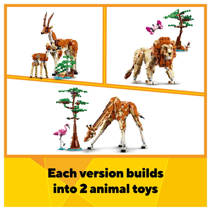 LEGO Creator Safari de Animales Salvajes 31150