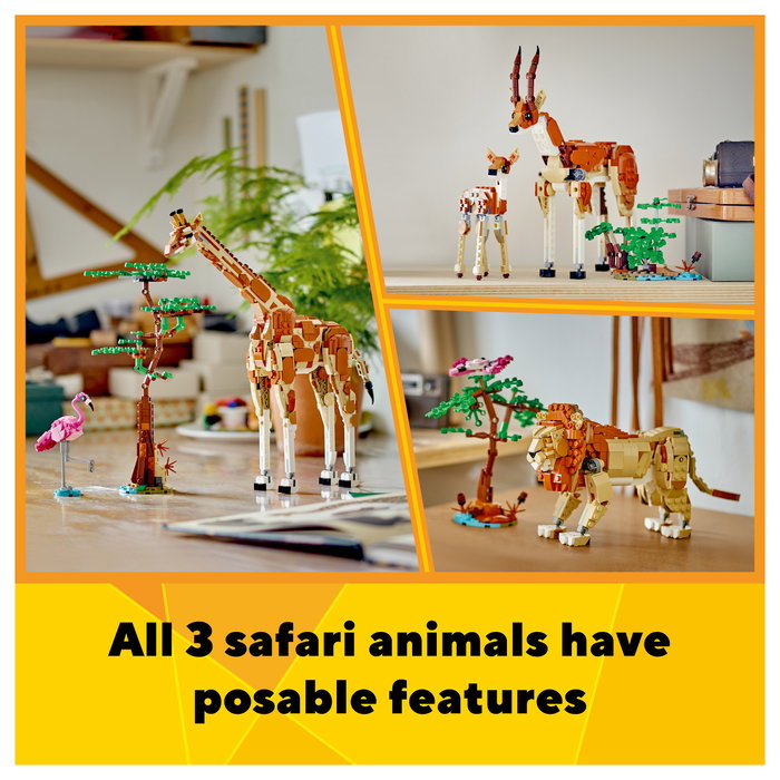 LEGO Creator Safari de Animales Salvajes 31150
