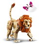 LEGO Creator 31150 Safari de Animales Salvajes - Juego de Construcción con Girafa, León, Gacela y Flamenco - para Niños +9 Años