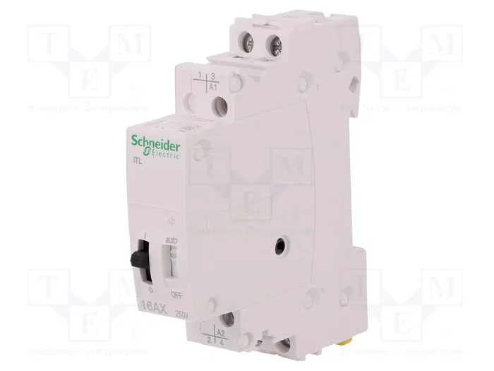 SCHNEIDER ELECTRIC Relé de instalación biestable por impulsos NA x2 16A SCHNEIDER ELECTRIC Relé de instalación biestable por impulsos NA x2 16A