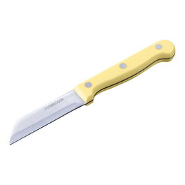 Fackelmann Profesional Cuchillo para Verduras 18 cm Hoja 80/180 mm Acero Inoxidable Mango Pom Amarillo