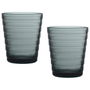 Iittala Aino Aalto Set 2 Vasos 220 Ml Dark Grey (6 Unidades)