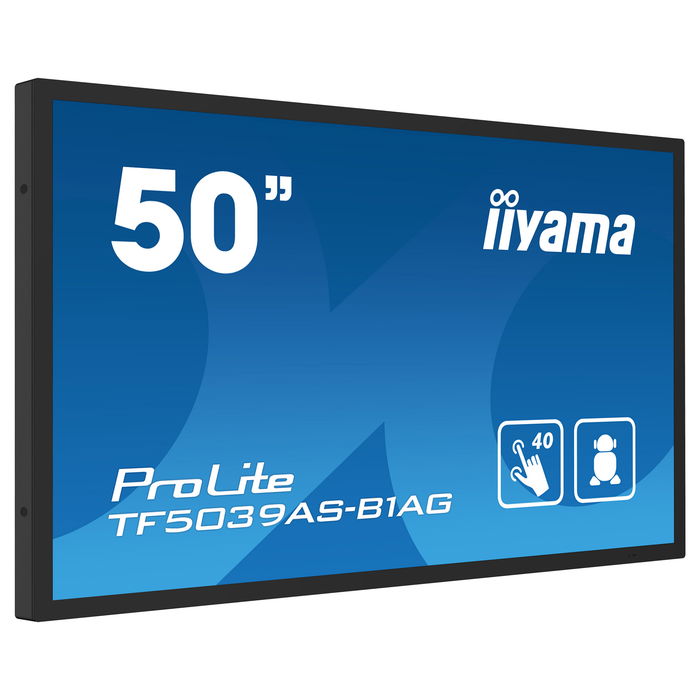IIYAMA TF5039AS-B1AG 125.7cm(49.5") 4K Ultra HD LED 3840x2160 16:9 M-Touch 2xHDMI+DP IIYAMA TF5039AS-B1AG 125.7cm(49.5") 4K Ultra HD LED 3840x2160 16:9 M-Touch 2xHDMI+DP