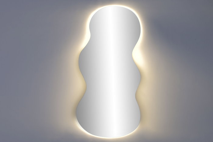 DKD Home Decor Espejo Moderno LED Cristal 50 x 100 cm (2 Unidades) DKD Home Decor Espejo Moderno LED Cristal 50 x 100 cm (2 Unidades)