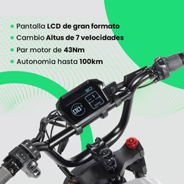 Youin Bicicleta Eléctrica Bk7100 Fat Bike 20 Pulgadas 100km Autonomía