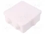 ELEKTRO-PLAST NASIELSK FAST-BOX Caja de conexiones blanca con diafragmas