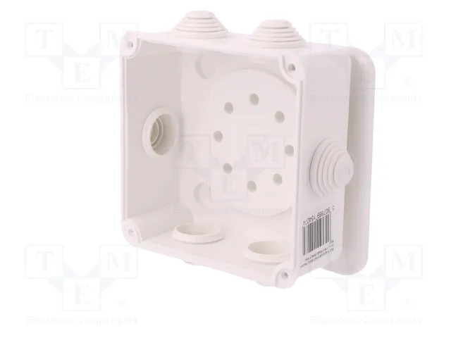 ELEKTRO-PLAST NASIELSK FAST-BOX Caja de conexiones blanca con diafragmas