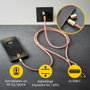 Intenso Cable USB-C a USB-C Lanyard 1,65 m Neon Mix