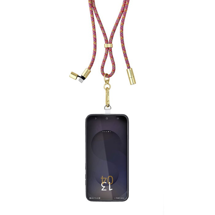 Intenso Cable USB-C a USB-C Lanyard 1,65 m Neon Mix