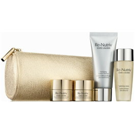 Re-Nutriv Deluxe Set Estee Lauder: Re-Nutriv, Hydrating, Cleansing Cream, 30 ml + Re-Nutriv - Ultimate Lift Regenerating Youth, Strengthens/Lifted & Radiant, Morning & Night, Cream, For Face, 7 ml + Re-Nutriv - Ultimate Lift Regenerating Youth, Brighter &
