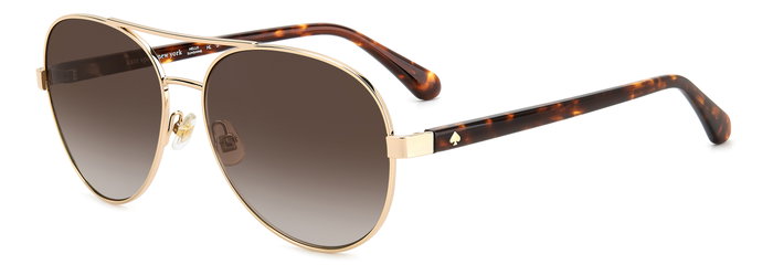 Kate Spade AVERIE-S-J5GF8HA Gafas de sol para mujer en dorado y marrón Kate Spade AVERIE-S-J5GF8HA Gafas de sol para mujer en dorado y marrón