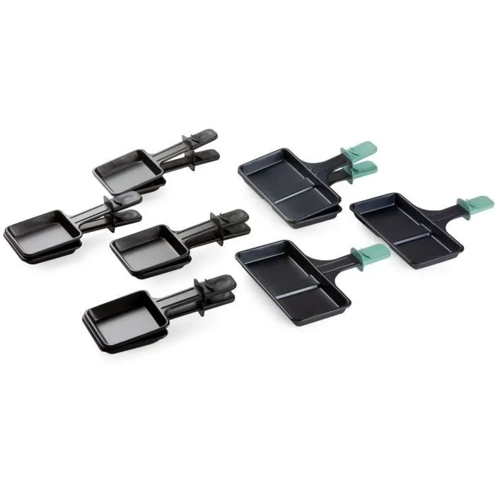 DOMO DO9246G - Parrilla raclette de bambú - 1200W - 3 niveles - 8 personas - Resistencia de acero inoxidable