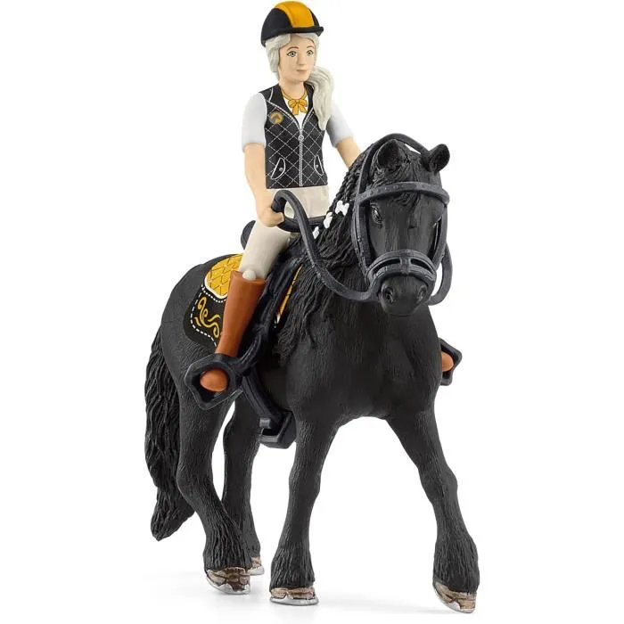 Schleich 42640 Horse Club - Figura de juego Tori y Princesa con Caja de 11 piezas, a partir de 5 años