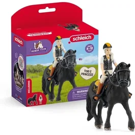 Schleich 42640 Horse Club - Figura de juego Tori y Princesa con Caja de 11 piezas, a partir de 5 años