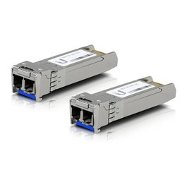 Ubiquiti UFiber SFP+ Módulo Fibra Monomodo 10 Gbps 10km 2 unidades