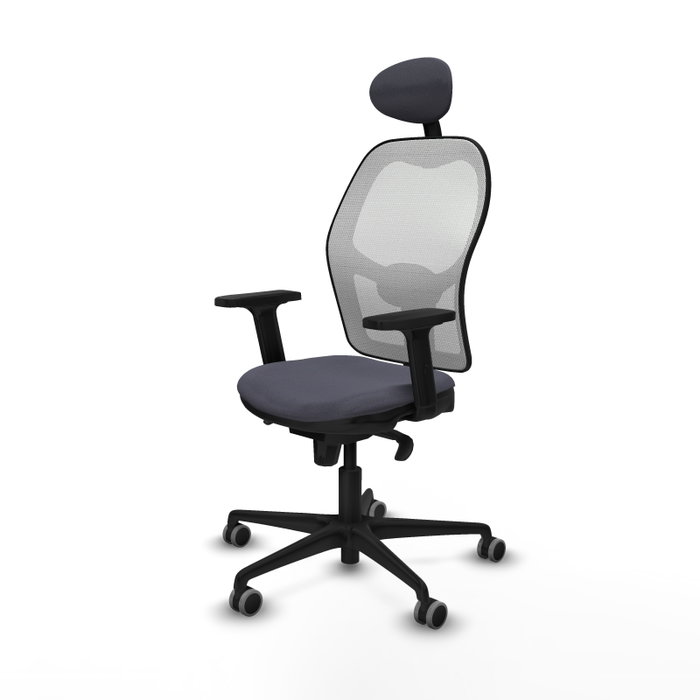 PIQUERAS Y CRESPO Silla de oficina Jorquera Gris y Blanco