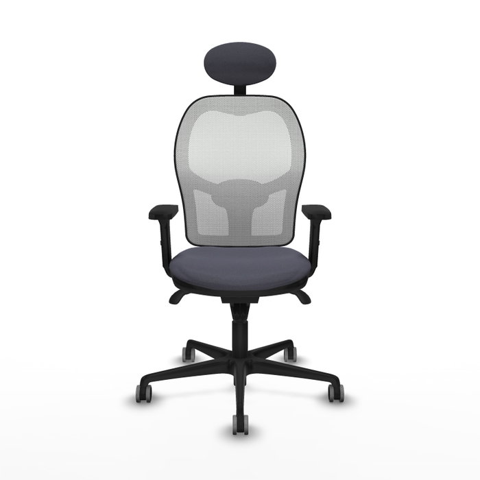 PIQUERAS Y CRESPO Silla de oficina Jorquera Gris y Blanco