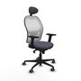 PIQUERAS Y CRESPO Silla de oficina Jorquera Gris y Blanco
