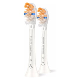 Philips Cabezales de repuesto Sonicare A3 Premium All-in-one HX9092/87 Blanco Pack doble