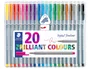 Staedtler Triplus Fineliner 334 Estuche de 20 Rotuladores Colores Surtidos (14+6 gratis) extra_attributes.Punta: Fina