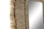 DKD Home Decor Espejo de Yute y Cristal Natural 50x60 cm