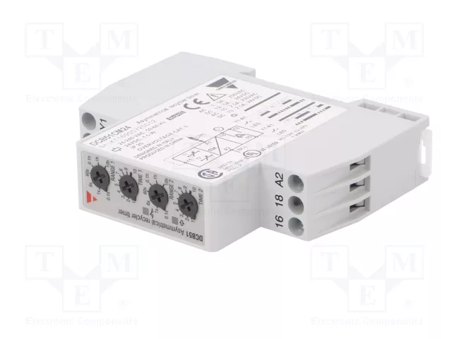 CARLO GAVAZZI DCB51CM24 Relé de tiempo 24VDC SPDT