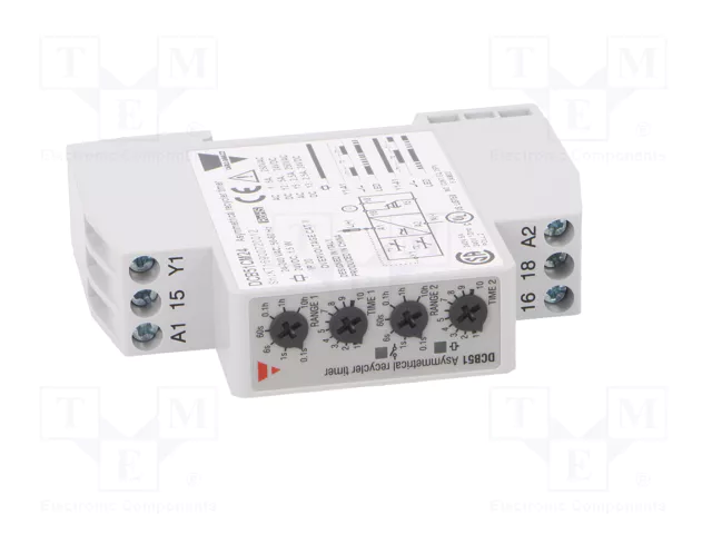 CARLO GAVAZZI DCB51CM24 Relé de tiempo 24VDC SPDT