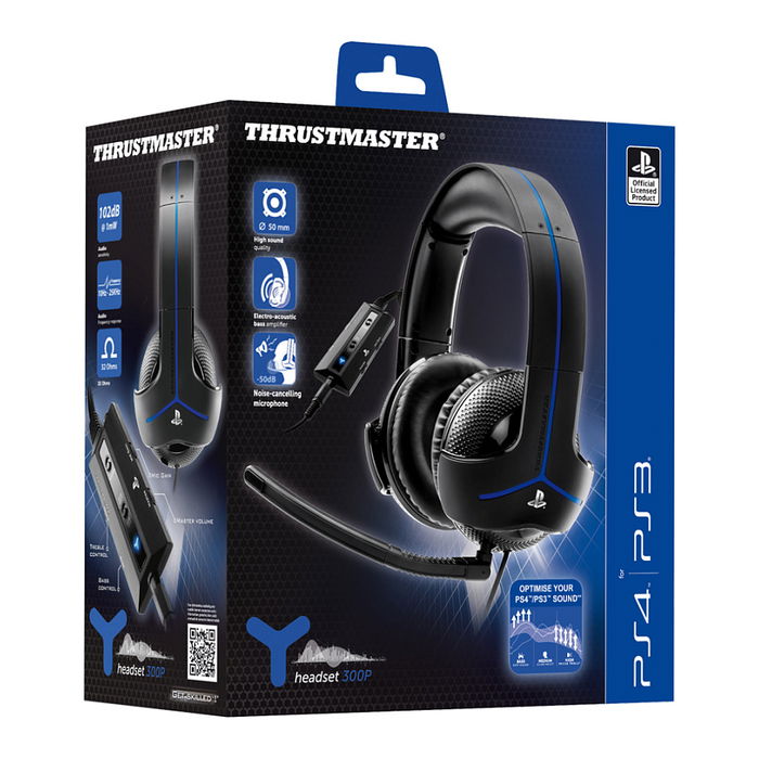 Thrustmaster Y-300P Auriculares Gaming para PlayStation Inalámbricos Negros Thrustmaster Y-300P Auriculares Gaming para PlayStation Inalámbricos Negros