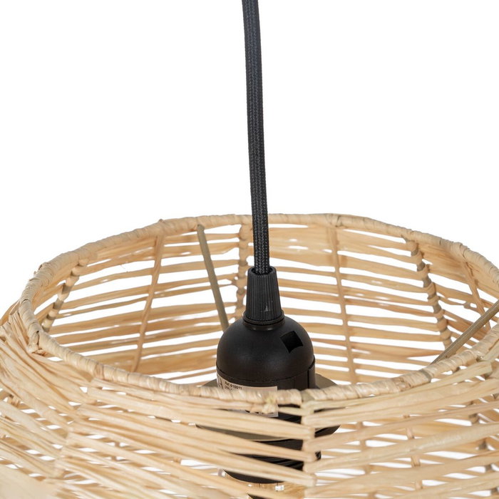 Ixia Lámpara de techo de fibra natural de rafia 43 x 43 x 49 cm