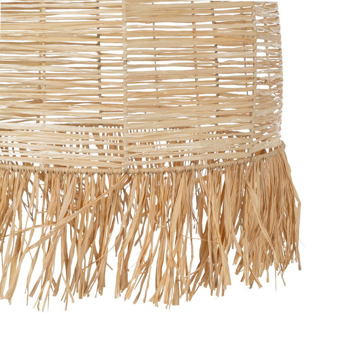 Lámpara Techo Fibra Natural Iluminación 43 X 43 X 49 cm Lámpara Techo Fibra Natural Iluminación 43 X 43 X 49 cm