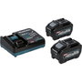Makita Power Source Kit 191V35-5 con 2 baterías de 5.0 Ah y cargador rápido
