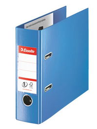 Archivador Palanca Esselte Plastico Encolado Con Rado A5 Prolongado 75Mm Azul (46079)