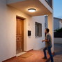 Plafón LED Exterior 10W 1000Lm CCT con Detector de Proximidad IP65 Negro